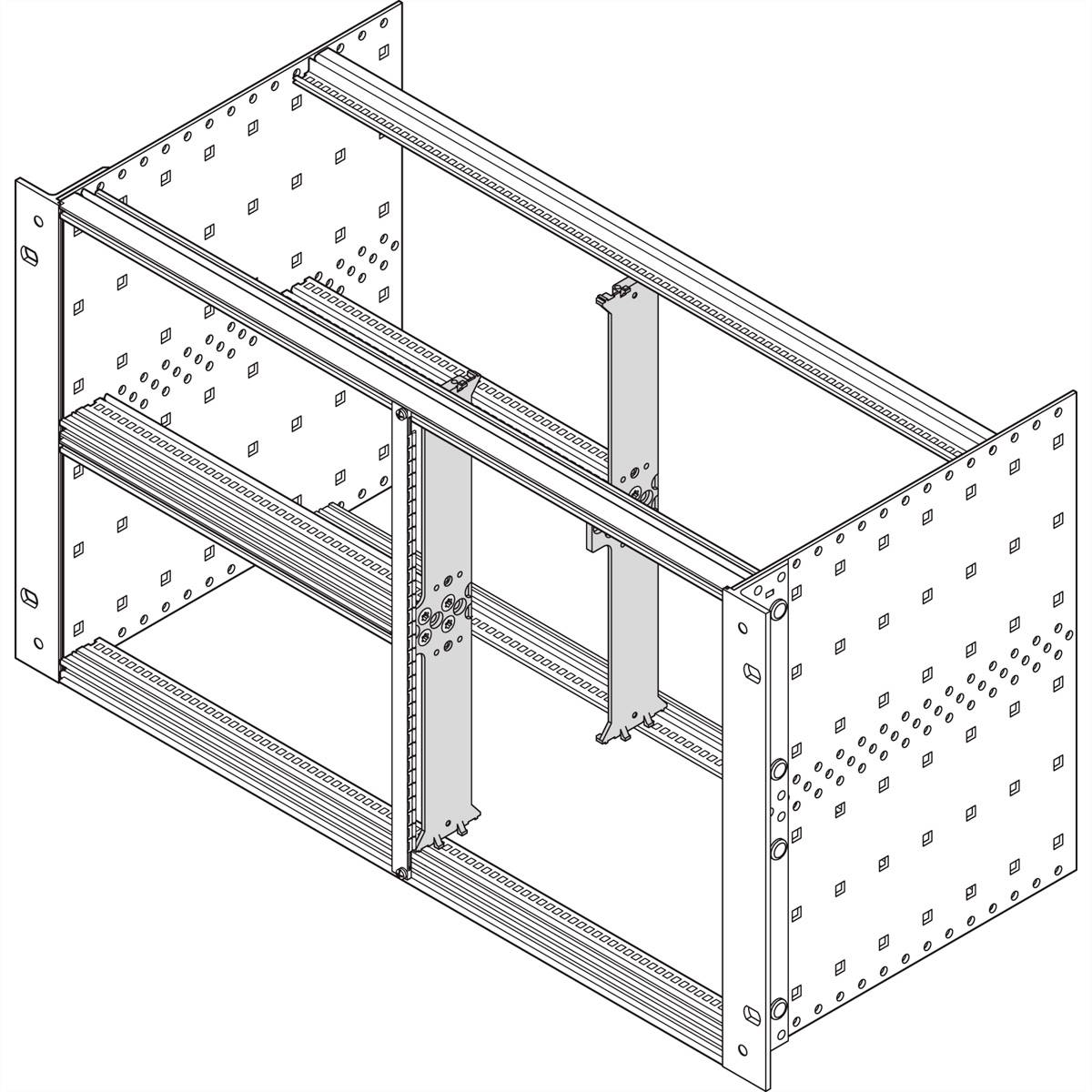 NVent SCHROFF 24566400 19 Zoll 19 Zoll Rasterprofil