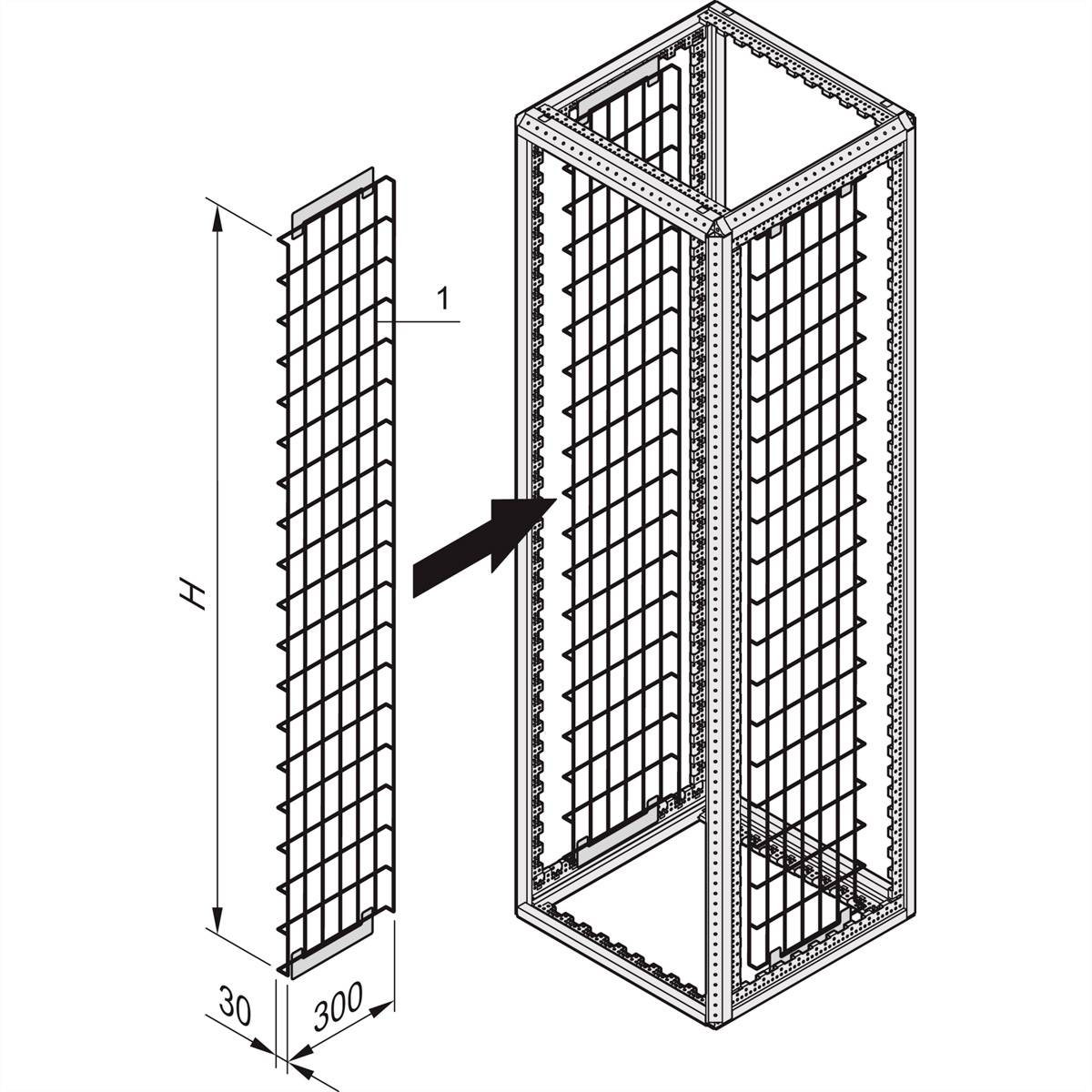 NVent SCHROFF 23130555 19 Zoll Netzwerkschrank-Kabelführung