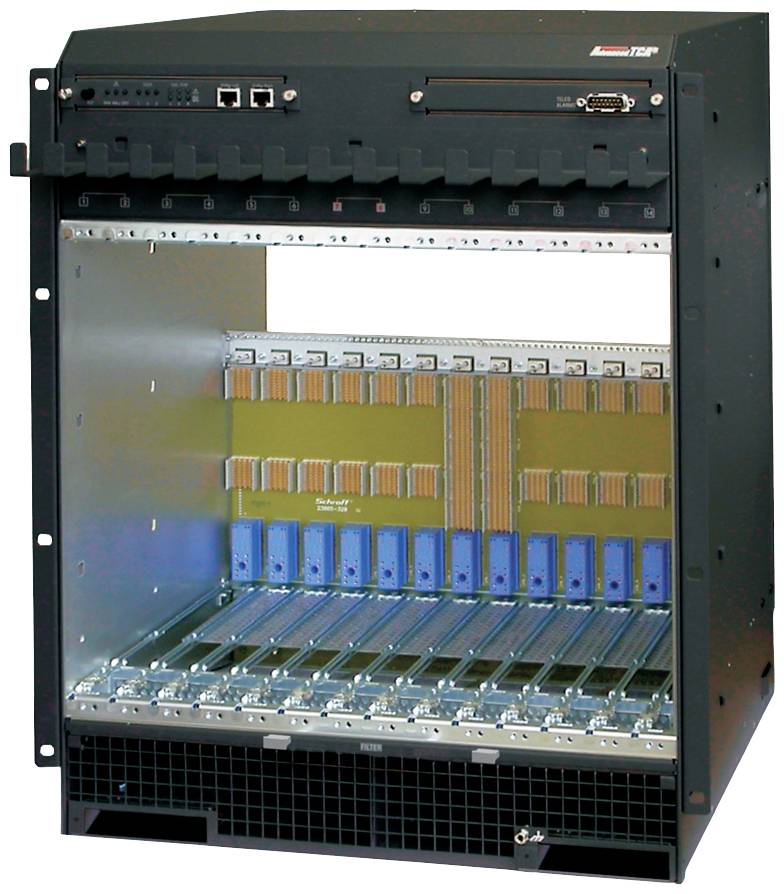 NVent SCHROFF 11990600 19 Zoll Netzwerkschrank-Einschubsystem 13 HE Schwarz/Grau