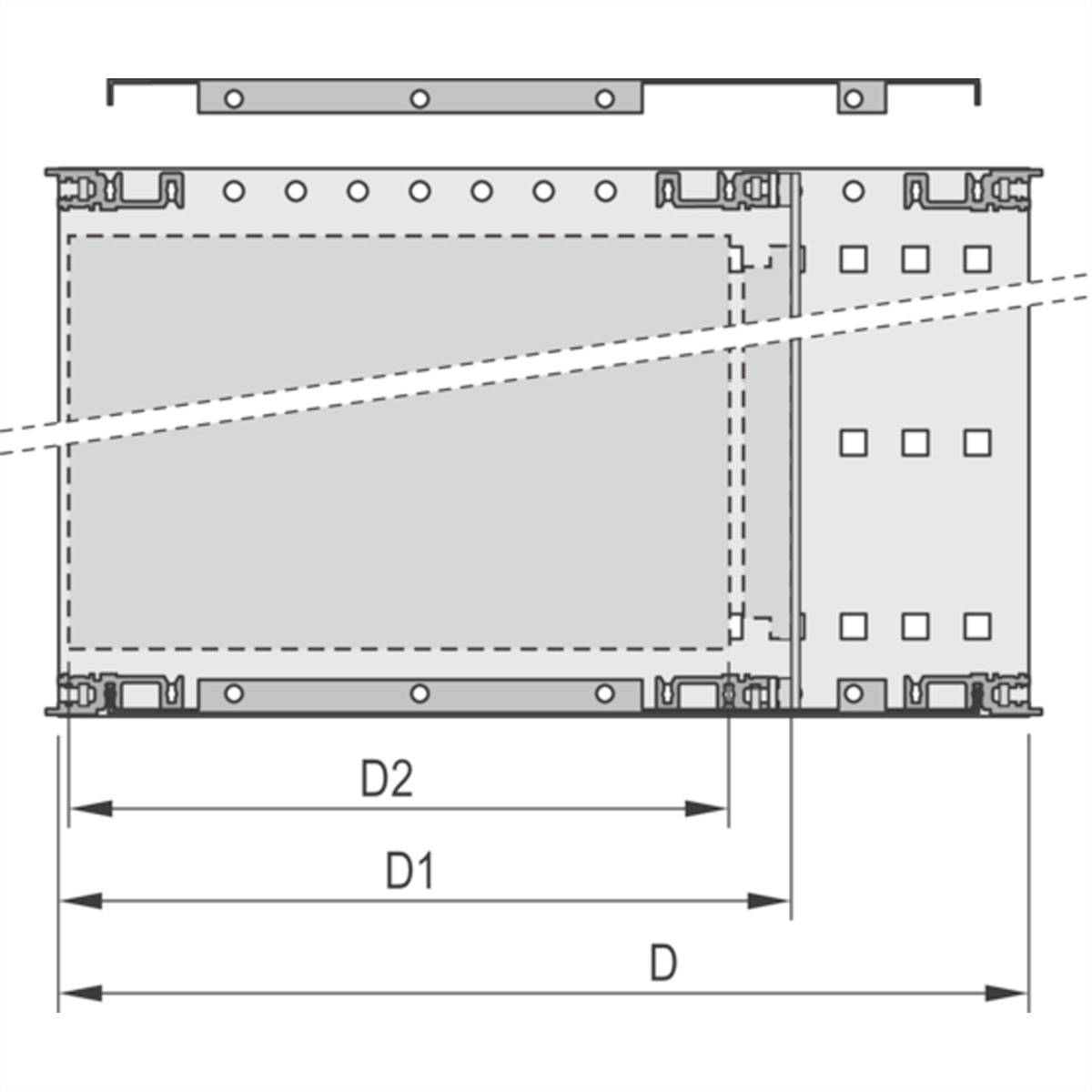 NVent SCHROFF 24567473 19 Zoll Netzwerkschrank-Einschubsystem