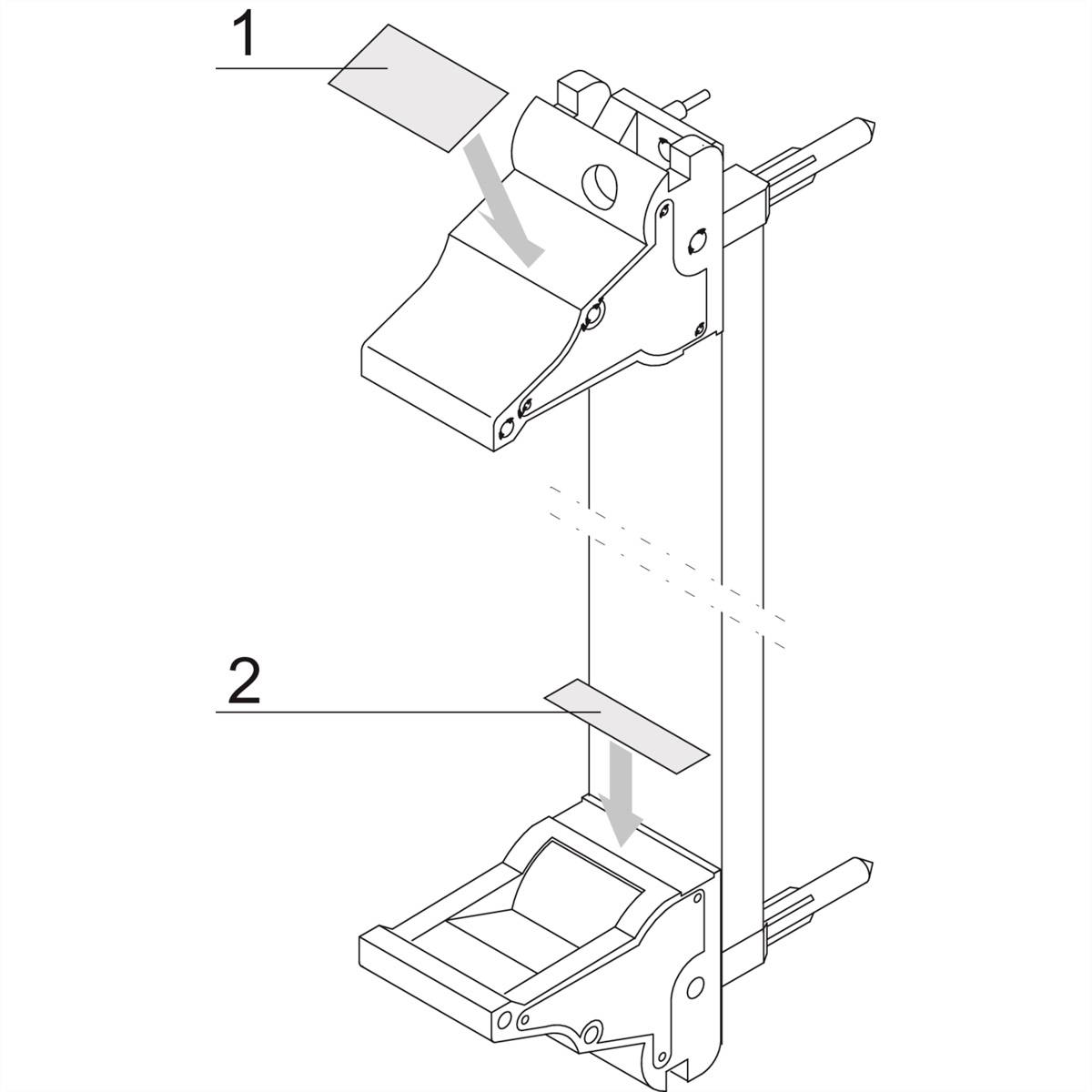 NVent SCHROFF 60817340 19 Zoll Beschriftungsstreifen