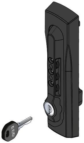 NVent SCHROFF 60130614 19 Zoll Netzwerkschrank-Schließeinsatz