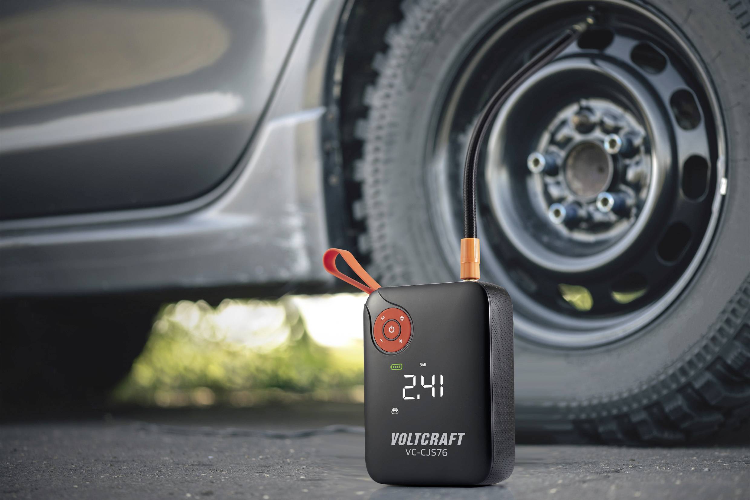 VOLTCRAFT Schnellstartsystem VC-CJS76 VC-16024485 Starthilfestrom (12 V)=300A 12 V-Ausgang 2x, USB-Steckdose 2x, Lade- und