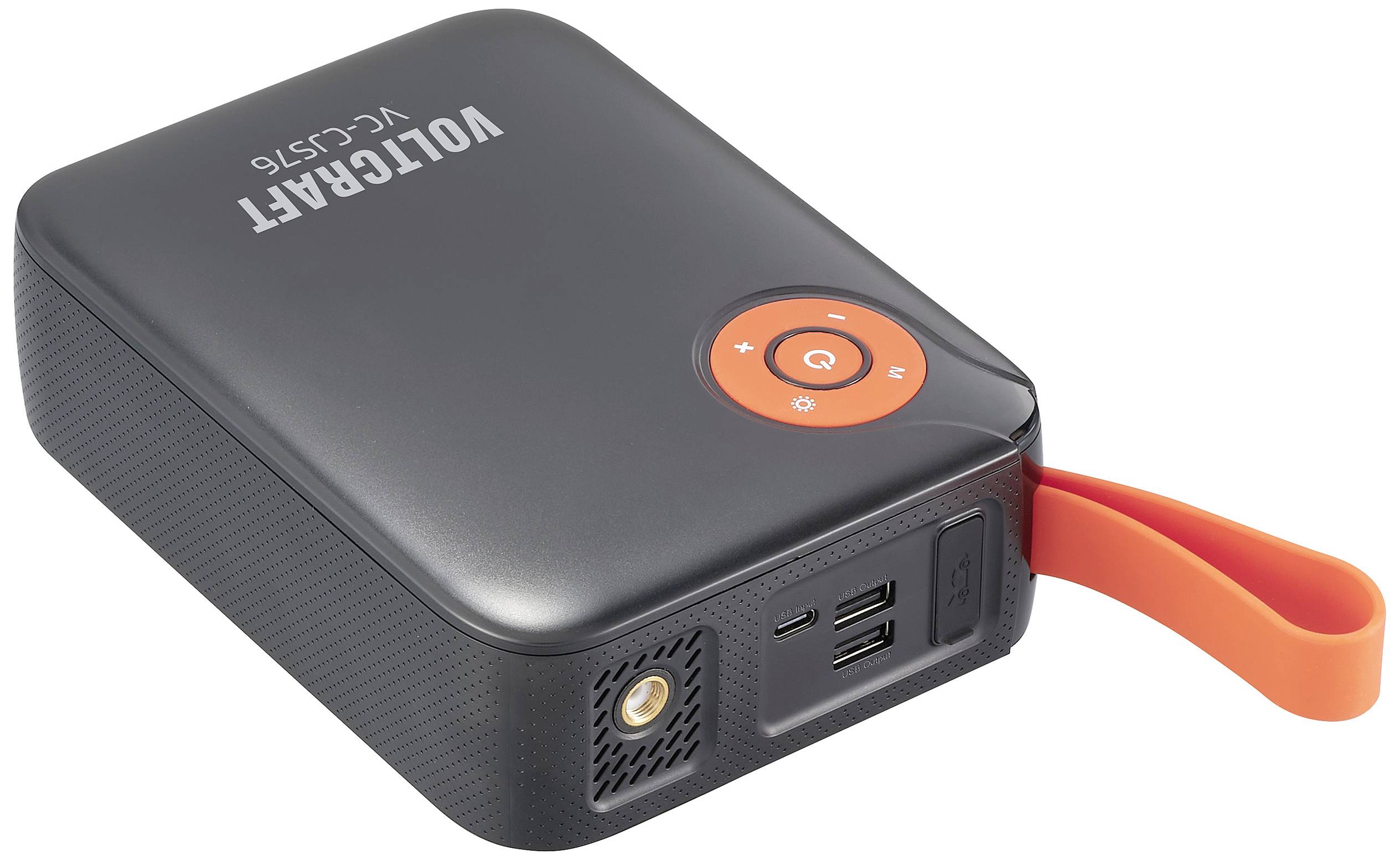 VOLTCRAFT Schnellstartsystem VC-CJS76 VC-16024485 Starthilfestrom (12 V)=300A 12 V-Ausgang 2x, USB-Steckdose 2x, Lade- und