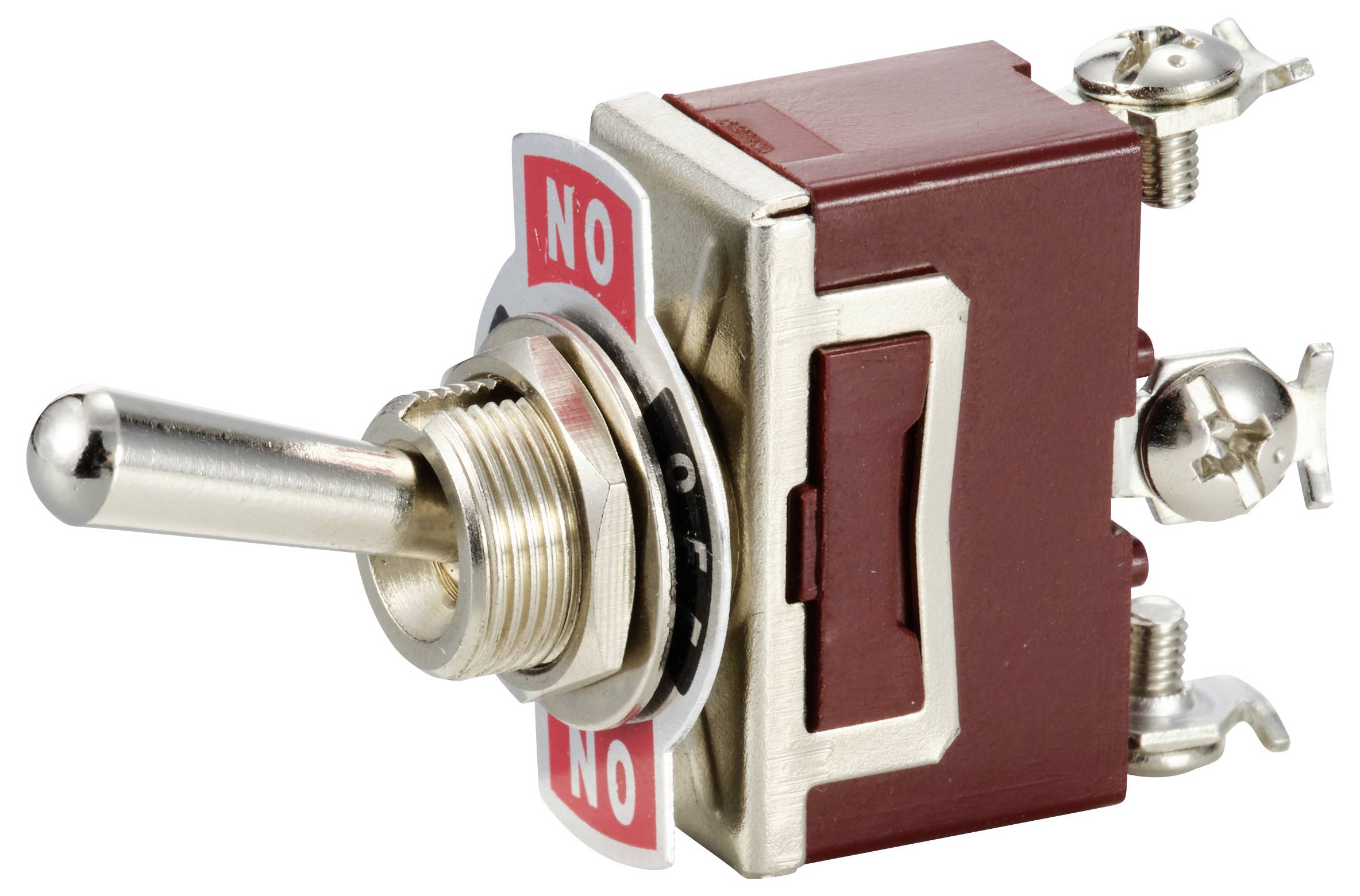 TRU COMPONENTS TC-12819628 Kippschalter 250 V/AC 15A 1 x Ein/Aus/Ein rastend 1St.