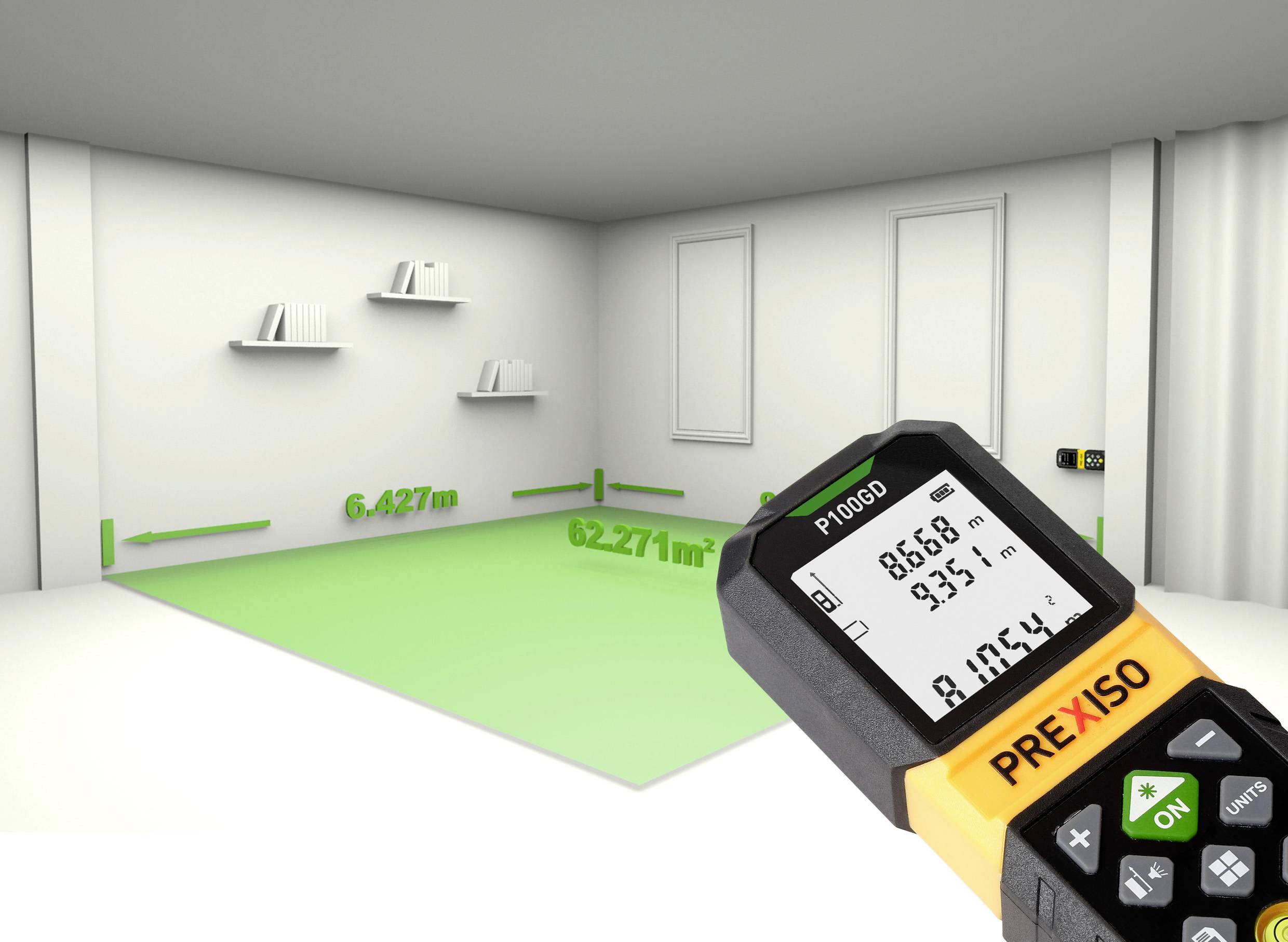 Prexiso P100GD Laser-Entfernungsmesser 100m