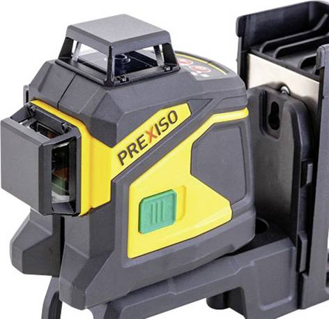 Prexiso PLC3-360G 360°-Linienlaser grüner Laser, inkl. 360° Laser, inkl. Akku, inkl. Box Reichweit