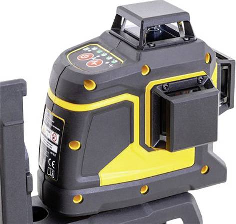 Prexiso PLC3-360G 360°-Linienlaser grüner Laser, inkl. 360° Laser, inkl. Akku, inkl. Box Reichweit