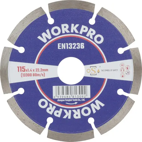 WorkPro GSOSSE-1 Trennscheibe 115 mm 1 St. Keramik, Porzellan, Marmor, Mauerwerk, Glas, Kalkstein
