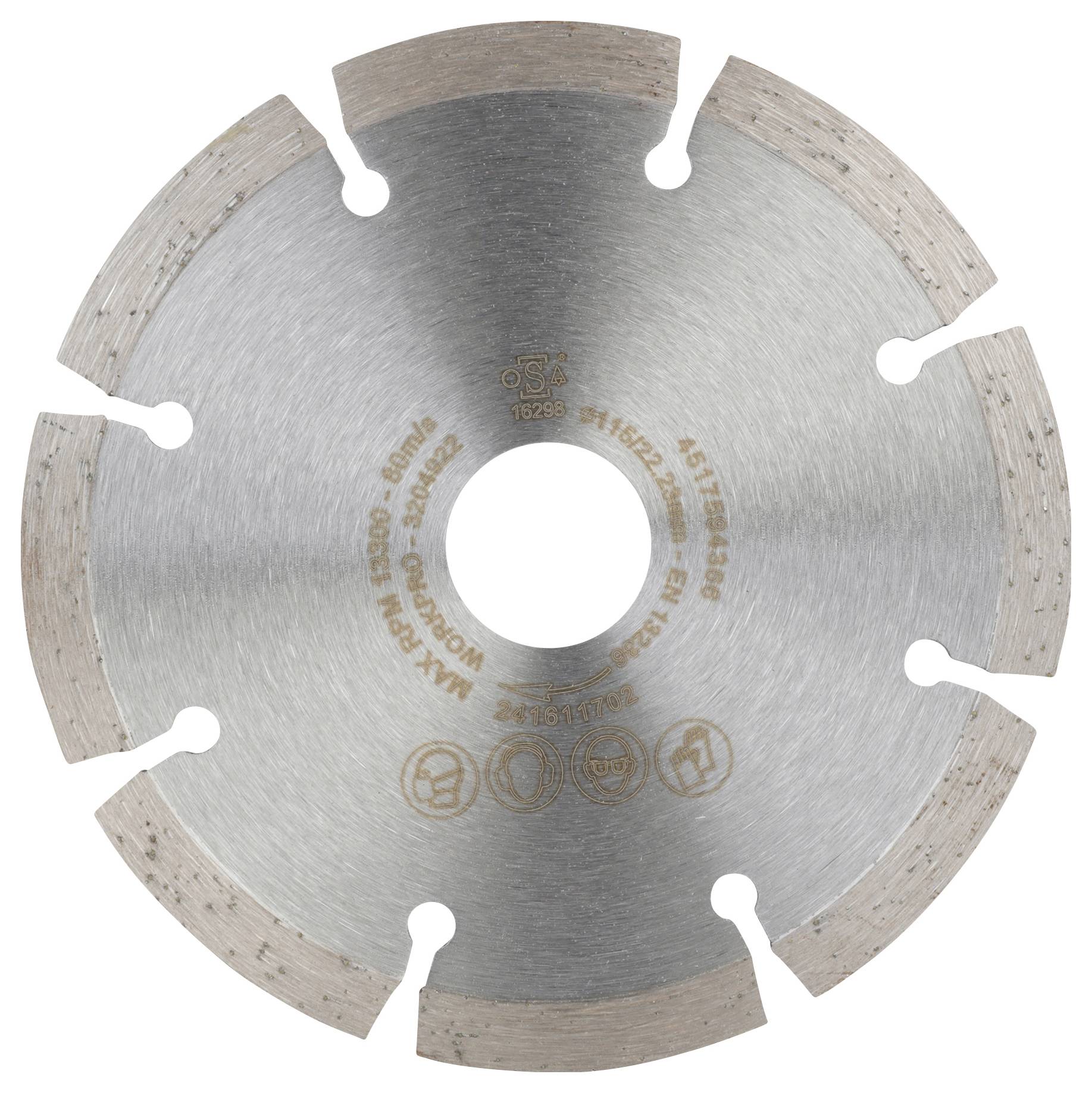 WorkPro GSOSSE-1 Trennscheibe 115mm Keramik, Porzellan, Marmor, Mauerwerk, Glas, Kalkstein, Granit, Naturstein, Sandstein