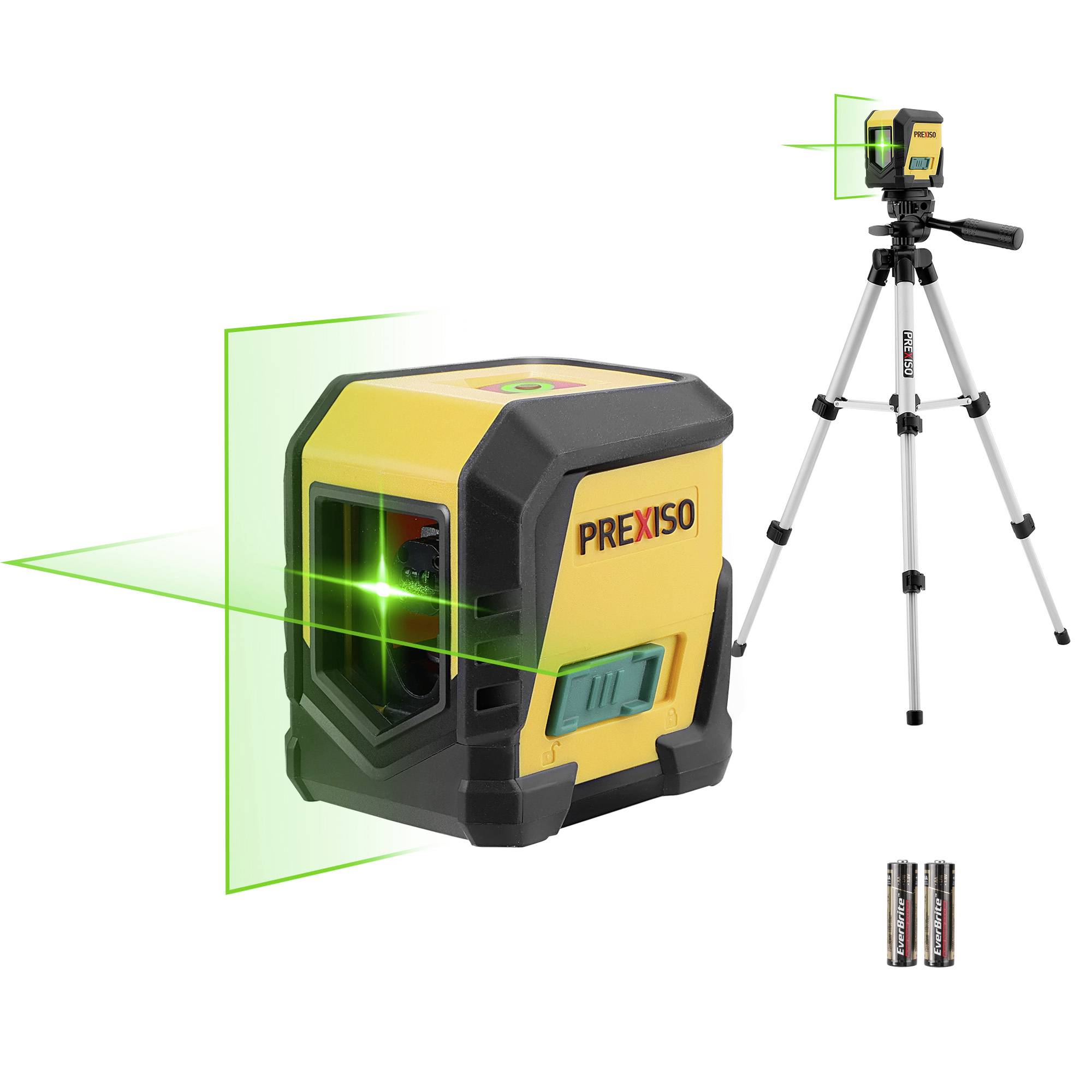 Prexiso PLC10UGT Kreuzlinienlaser inkl. Stativ