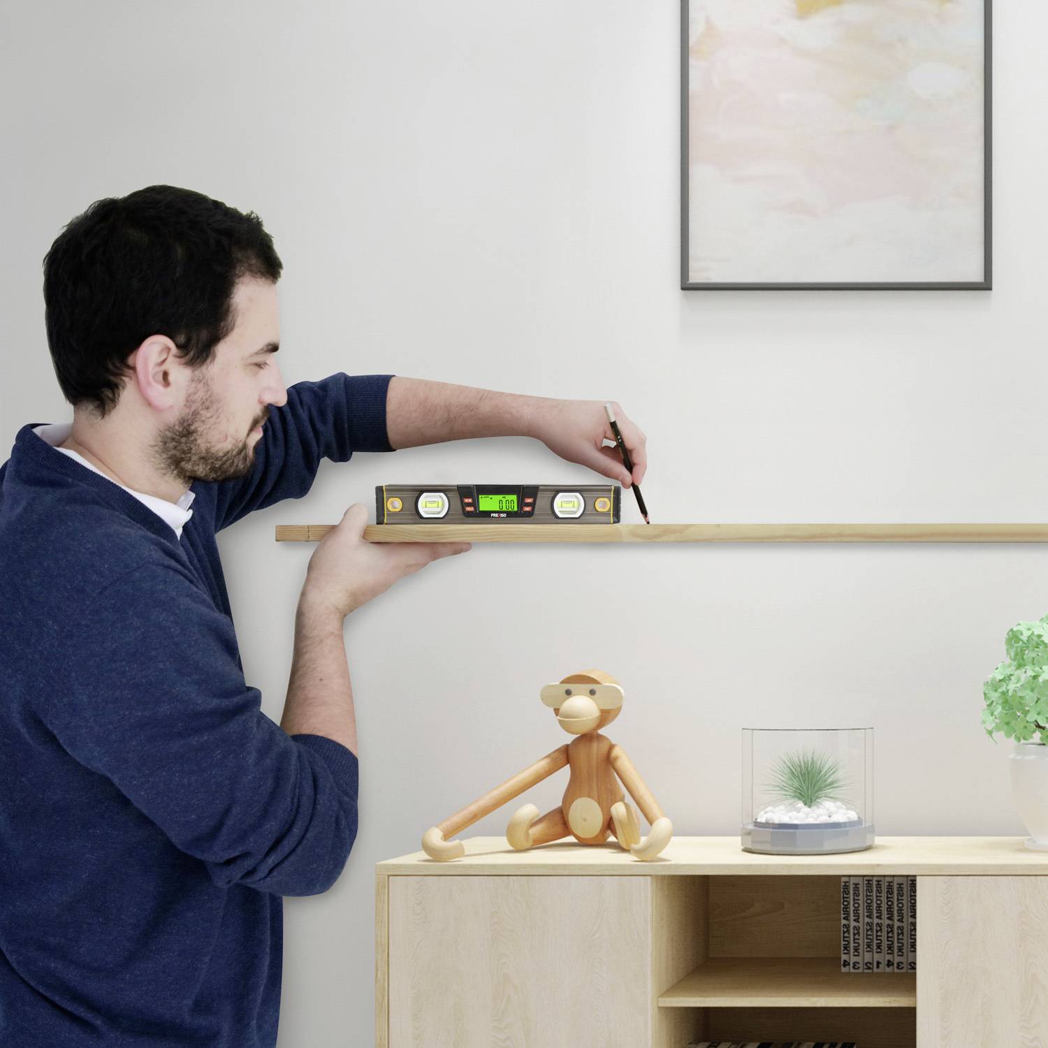 Prexiso PTD250 Digitale Wasserwaage 290mm 0.05°