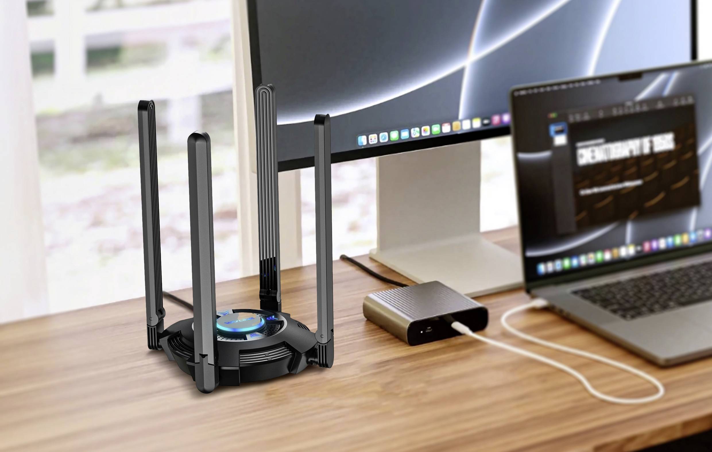 Wavlink Vitesse Ultra WiFi 6E AX5400 USB3.0 Adapter WLAN Adapter USB-A (USB 3.0) 5400MBit/s