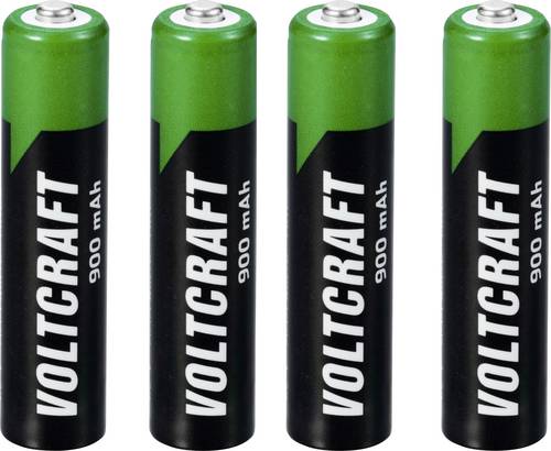 VOLTCRAFT VC-16026040 Micro (AAA)-Akku NiMH 900 mAh 1.2 V 4 St.
