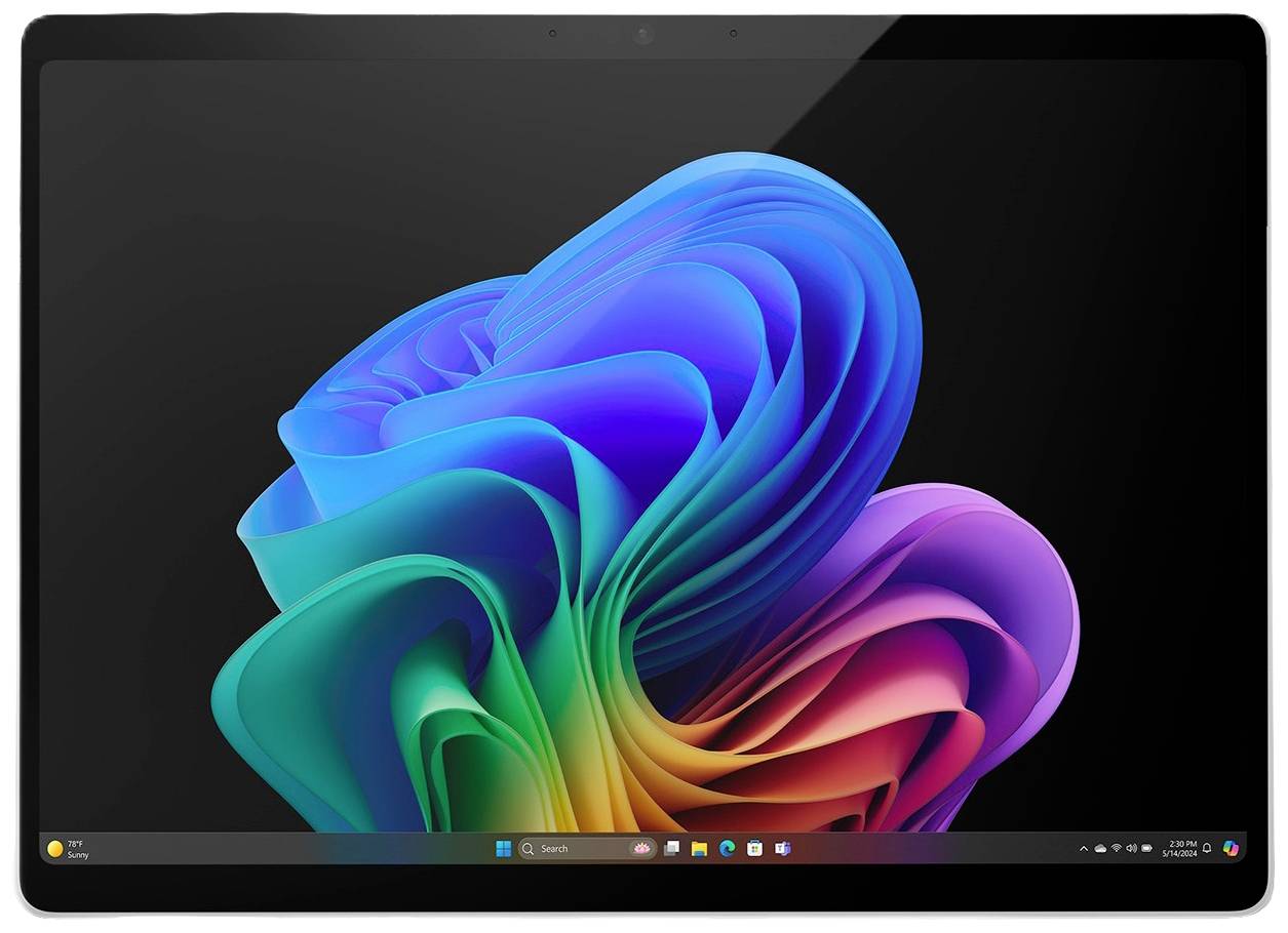 Microsoft Surface Pro 11 Copilot+PC WiFi 256 GB Platin-Grau Windows®-Tablet / 2-in-1 33 cm (13 Zoll) Qualcomm® Snapdragon Windows® 11 Pro 2880 x