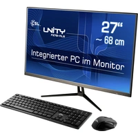 CSL Computer All-in-One PC Unity F27B-ALS 68.6cm (27 Zoll) Full HD Intel® N N200 3.7GHz 8GB RAM 256GB SSD Intel UHD Graphics Win 1 CSL Computer All-in-One PC Unity F27B-ALS 68.6cm (27 Zoll) Full HD Intel® N N200 3.7GHz 8GB RAM 256GB SSD Intel UHD Graphics Win 1