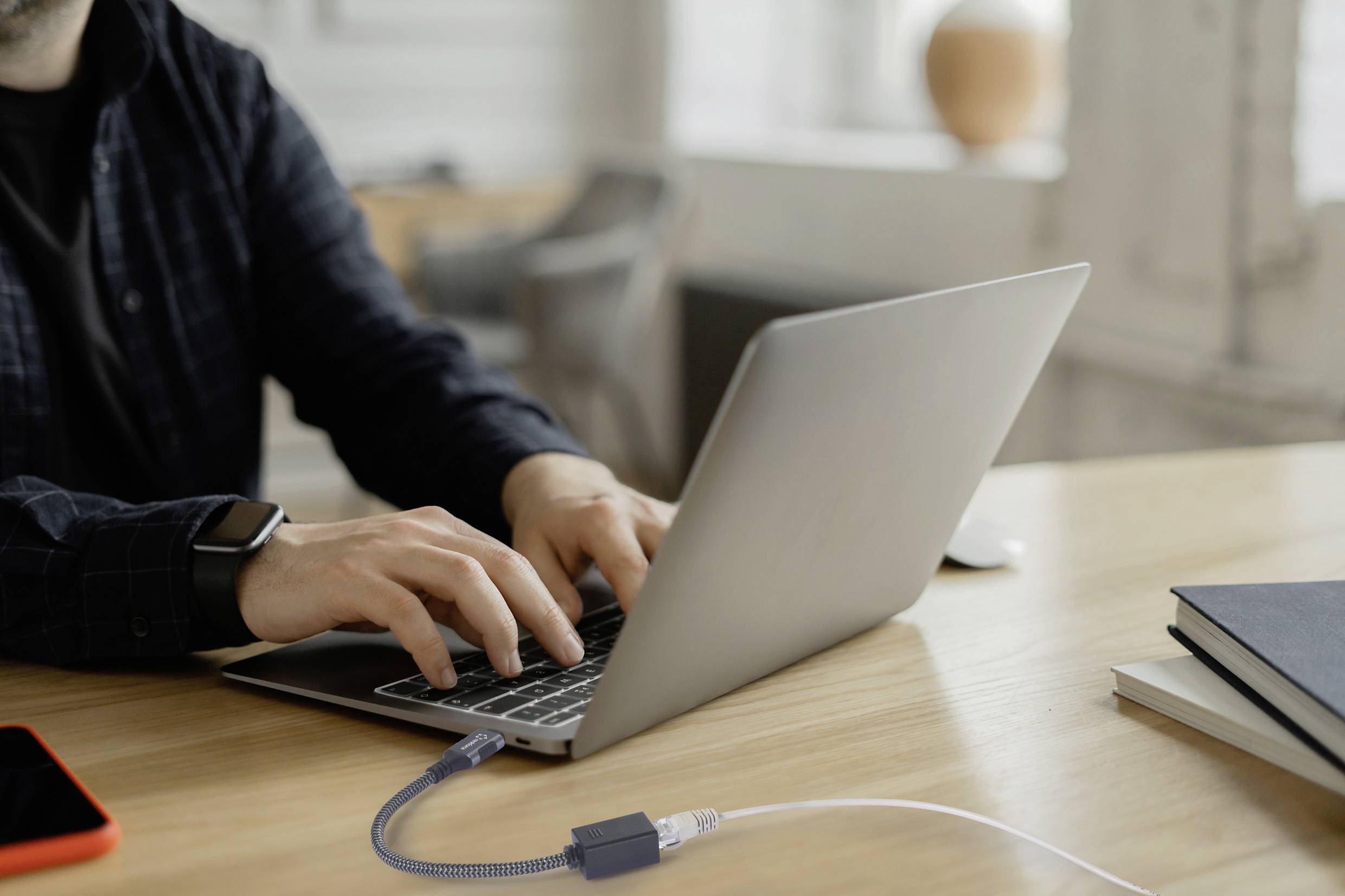 Renkforce USB-C® to Gigabit Ethernet Mini Adapter Netzwerkadapter USB-A (USB 3.2 Gen 1)