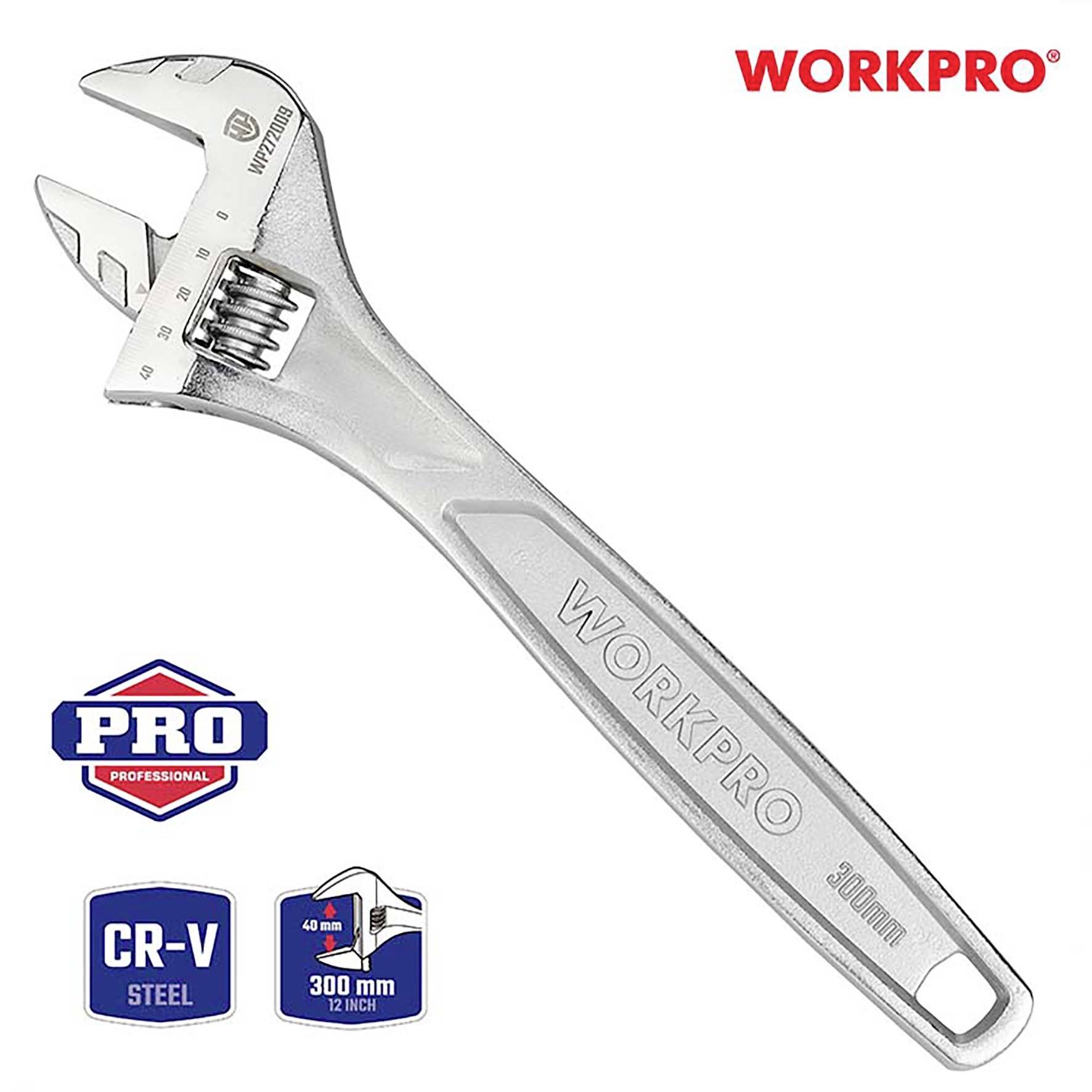 WorkPro WP272009 Rollgabelschlüssel Schlüsselweite (Metrisch) 40 mm