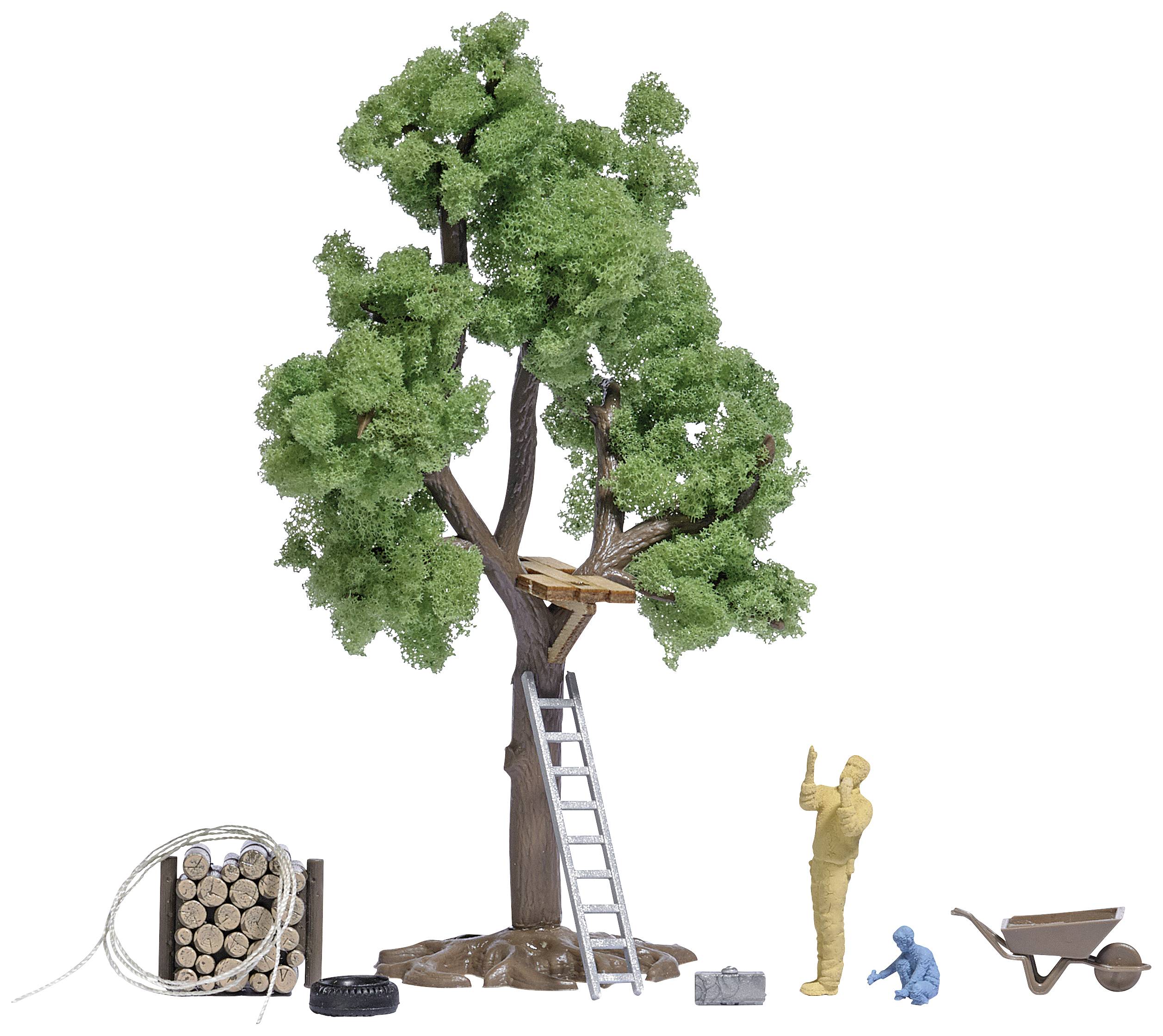 Busch 1834 H0 Baumhaus im Bau