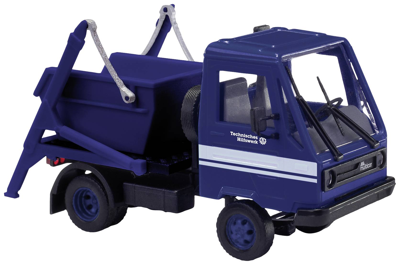 Busch 42235 H0 Einsatzfahrzeug Modell Multicar M26 mit Absetzkipper, THW