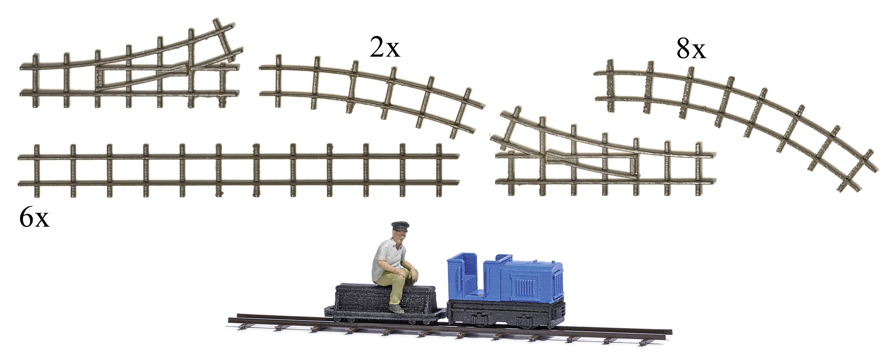 Busch H0 Action-Set Gartenbahn Bausatz