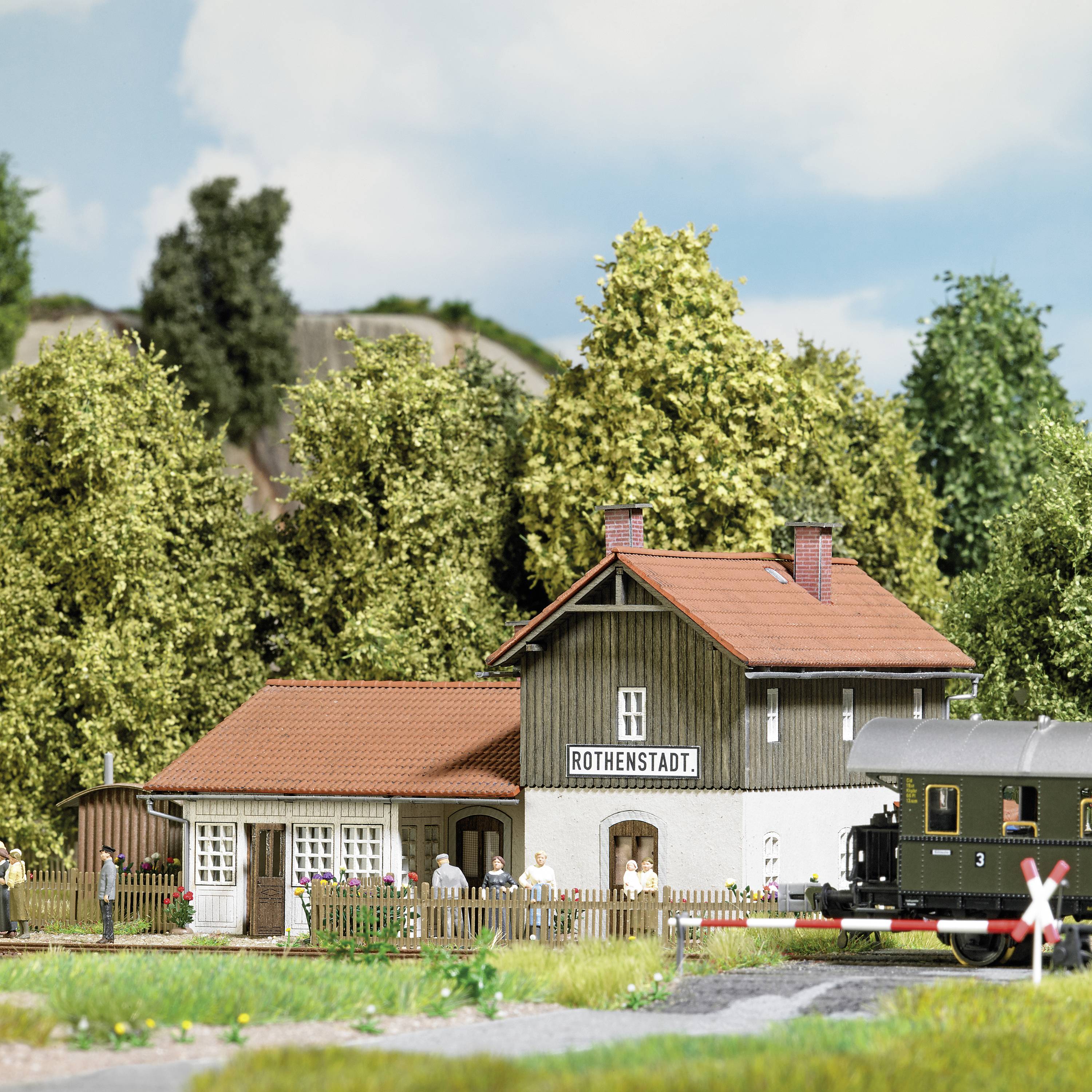 Busch 1951 H0 Bahnhof Rothenstadt