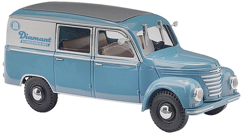 Busch 51285 H0 LKW Modell Framo V901/2 Halbbus, K-Dienst Diamant