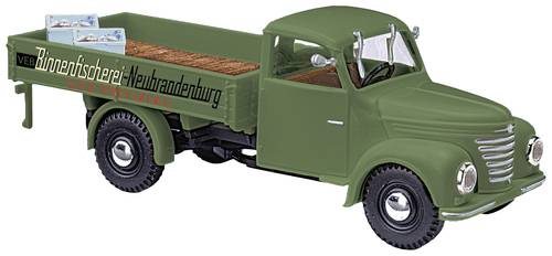 Busch 52308 H0 LKW Modell Framo V901/2 Pritsche, Binnenfischerei