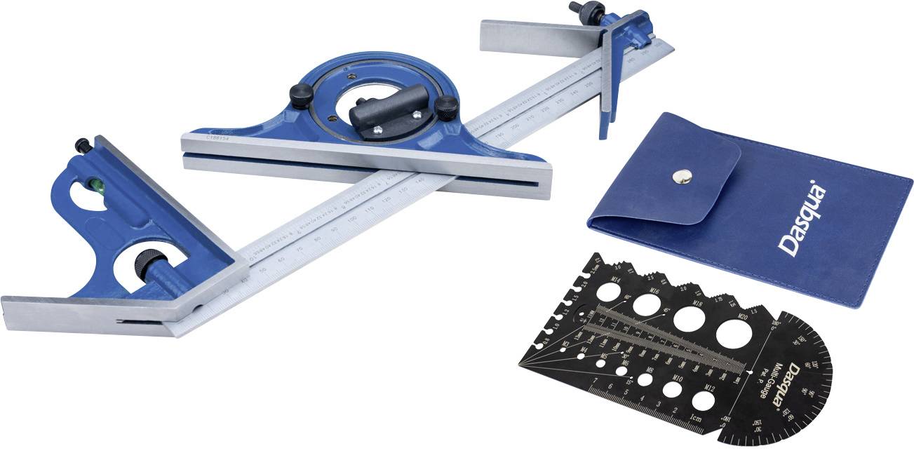 Dasqua 1012-2010 + 8511-0060 Messwerkzeug-Set 4teilig