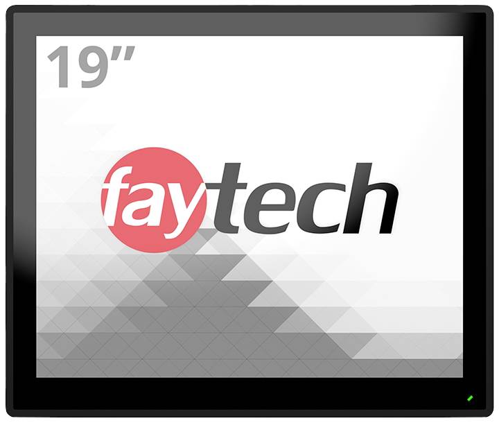 Faytech FT19TMCAPOB Touchscreen-Monitor EEK: E (A - G) 48.3cm (19 Zoll) 1920 x 1080 Pixel 5:4 1.5 ms HDMI®, DisplayPort, VGA