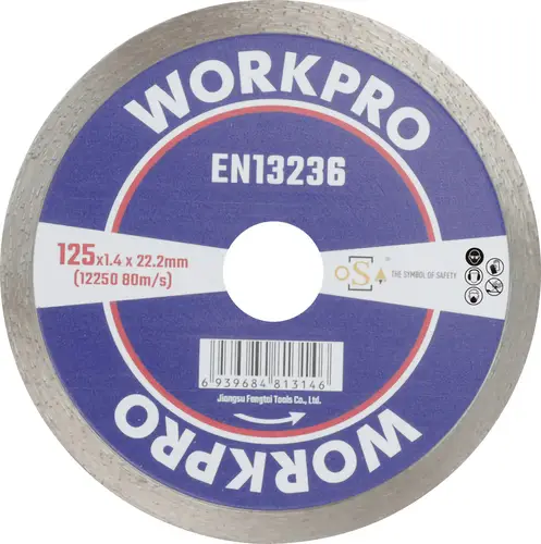 WorkPro GSOSCR-2 Diamanttrennscheibe 125 mm 1 St. Keramik, Porzellan, Marmor, Mauerwerk, Glas, Kalk