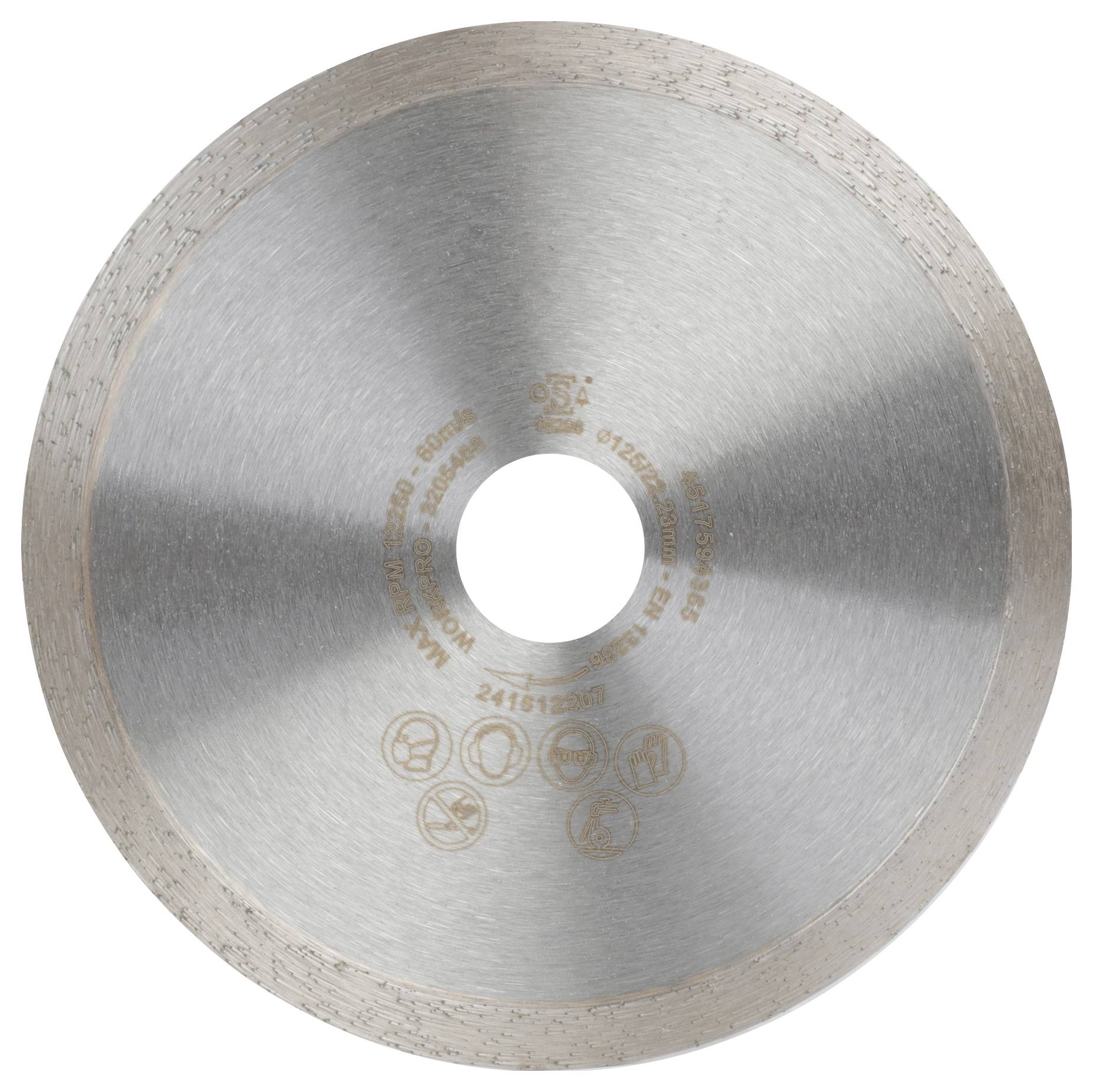 WorkPro GSOSCR-2 Diamanttrennscheibe 125mm 1 St. Keramik, Porzellan, Marmor, Mauerwerk, Glas, Kalkstein, Granit, Naturstein