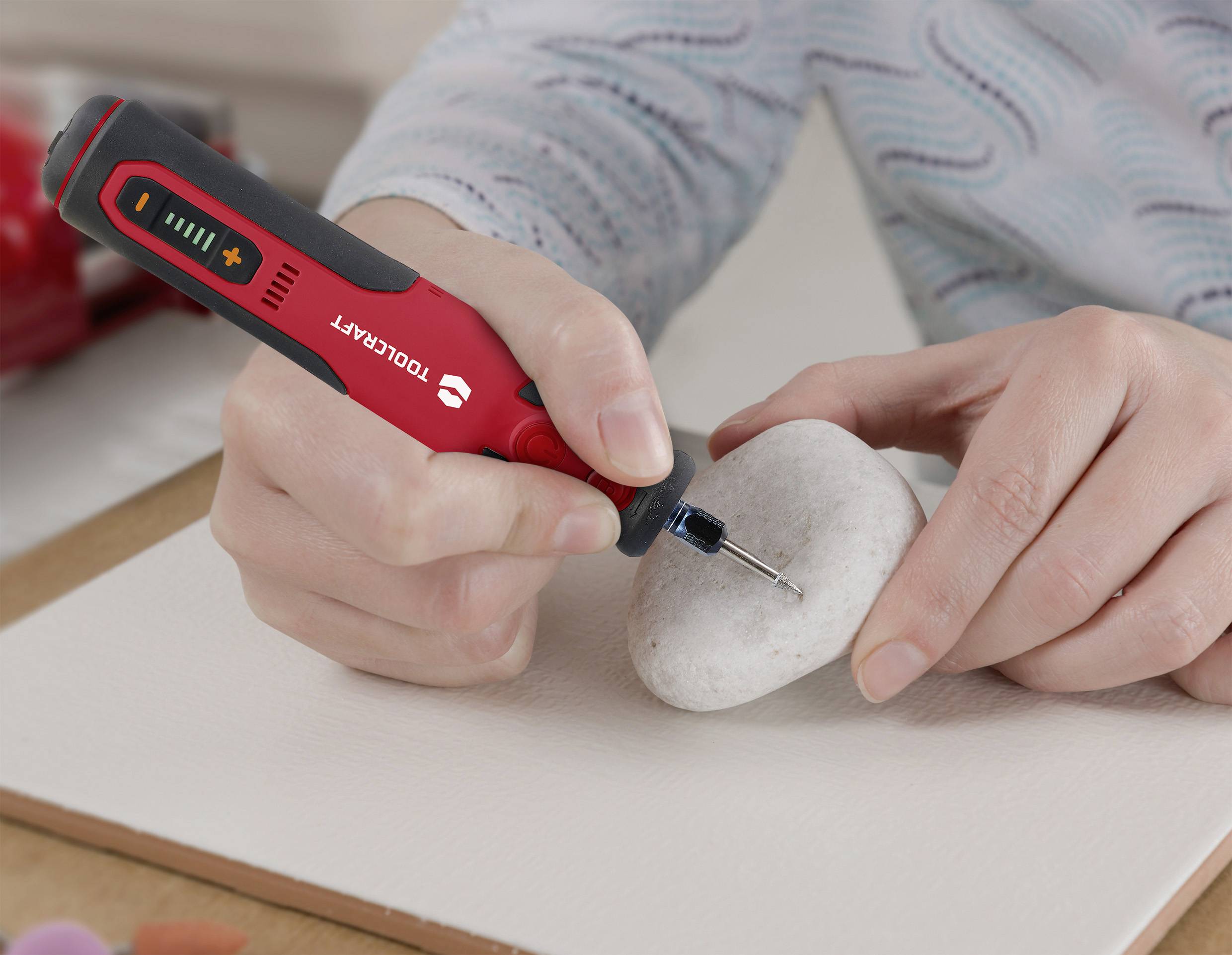 TOOLCRAFT Graviergerät inkl. Koffer, inkl. Ladekabel 7.2V