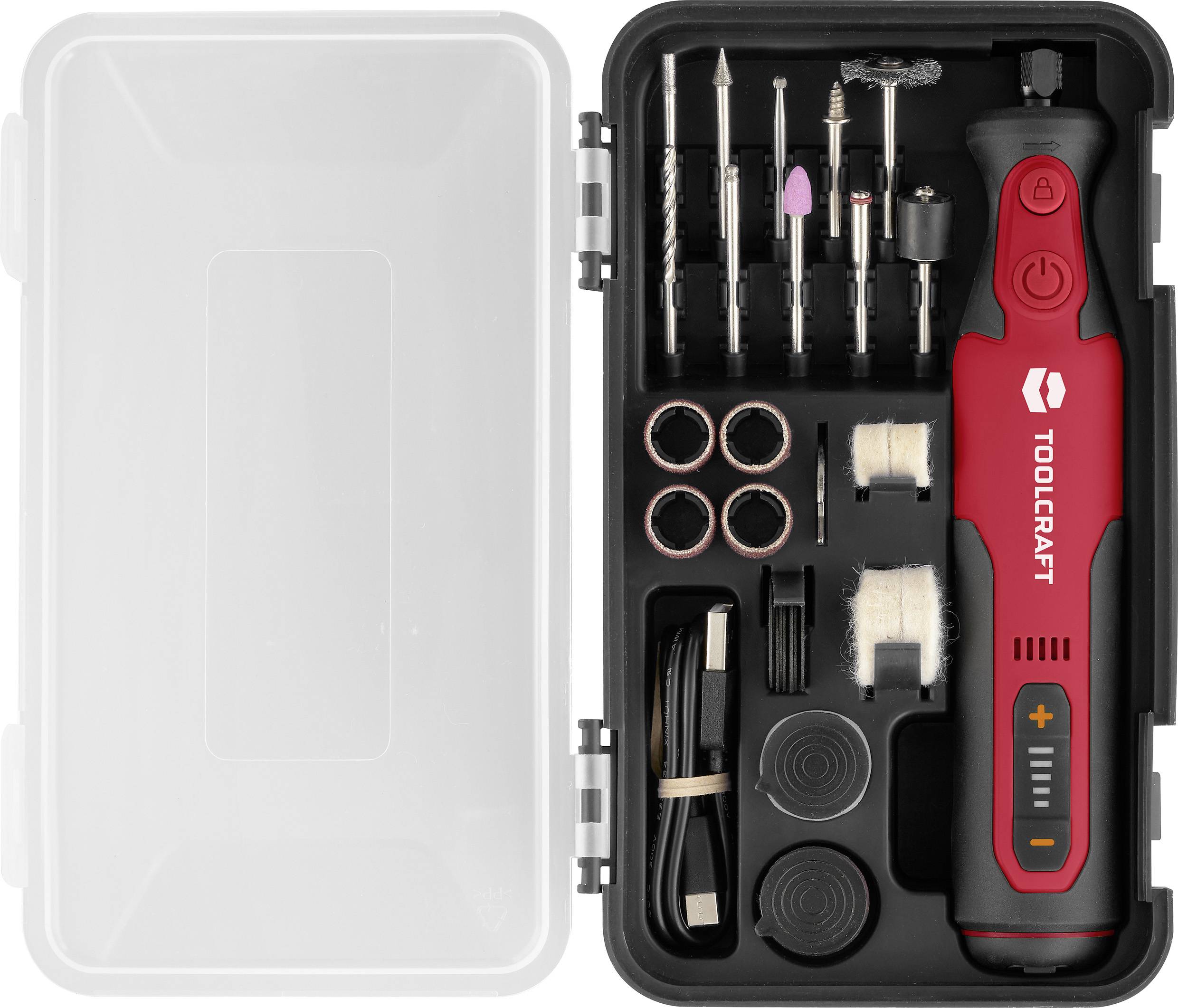 TOOLCRAFT Graviergerät inkl. Koffer, inkl. Ladekabel 7.2V