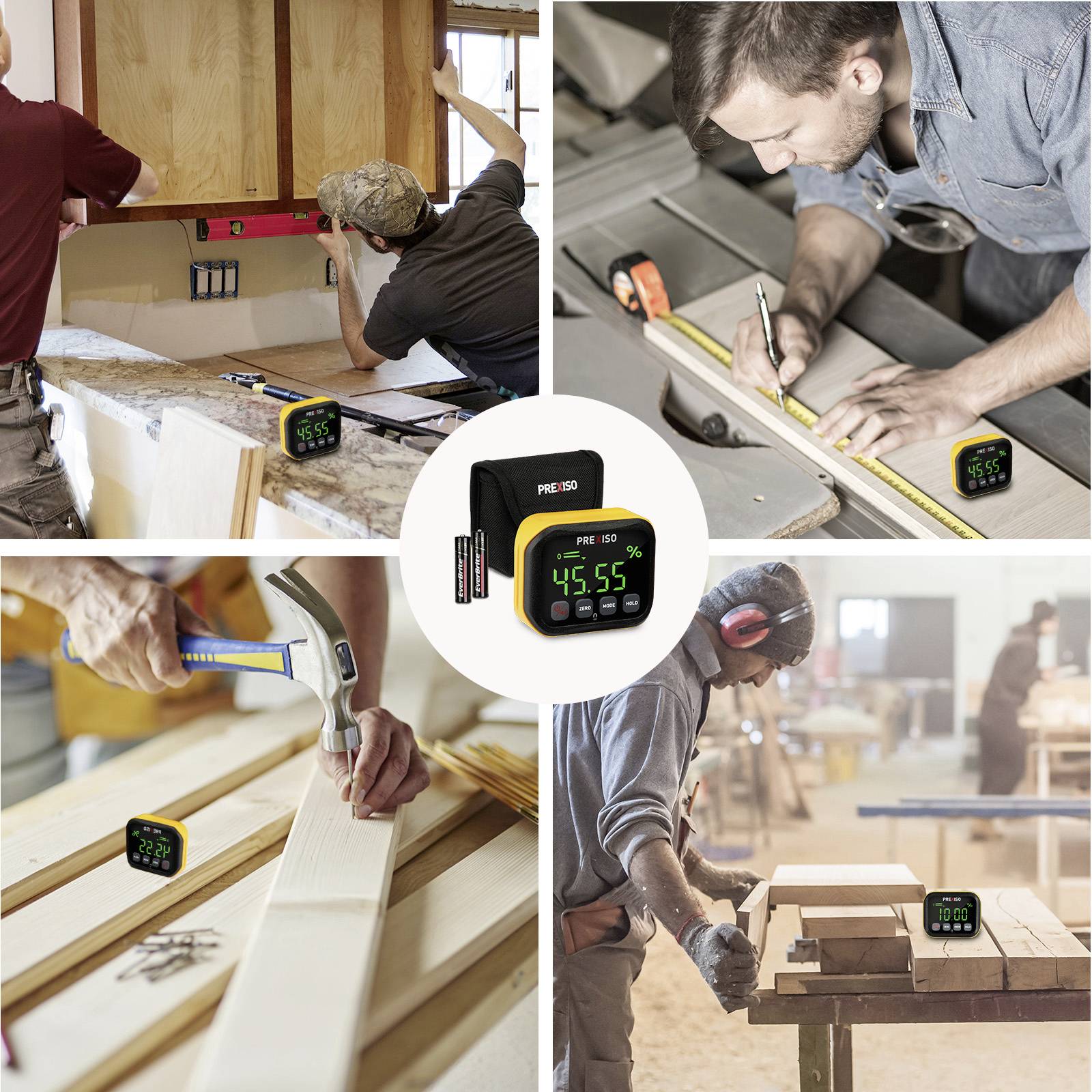 Prexiso PAG90 Winkelsucher mit Magnetfuß 90°