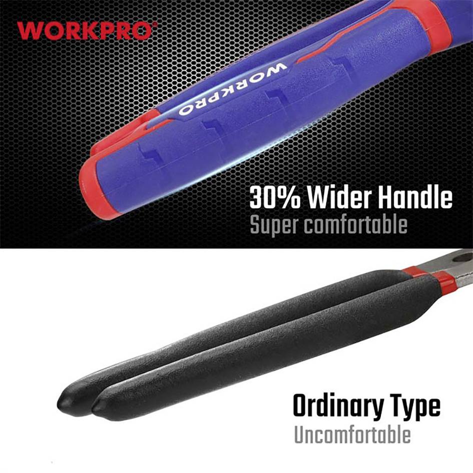 WorkPro WP231026 Elektronik- u. Feinmechanik Kombizange 200mm