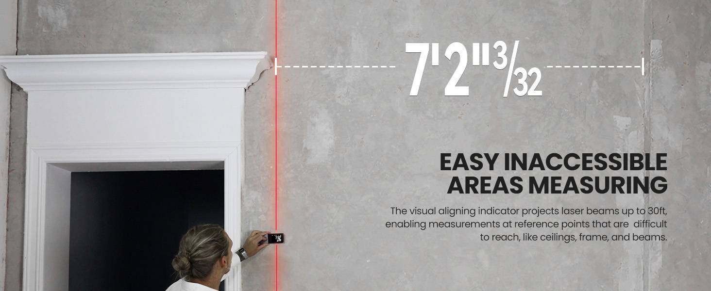 MILESEEY D9 PRO Laser-Entfernungsmesser 100m