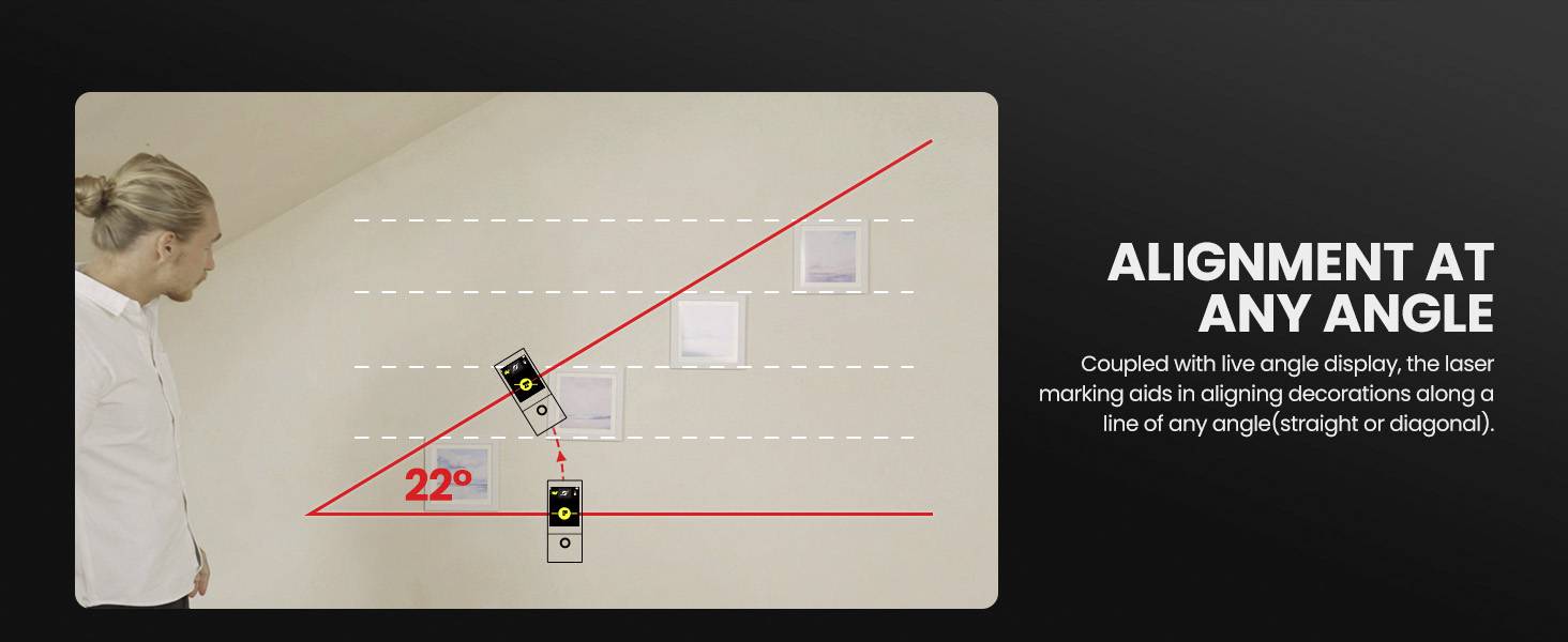 MILESEEY D9 PRO Laser-Entfernungsmesser 100m
