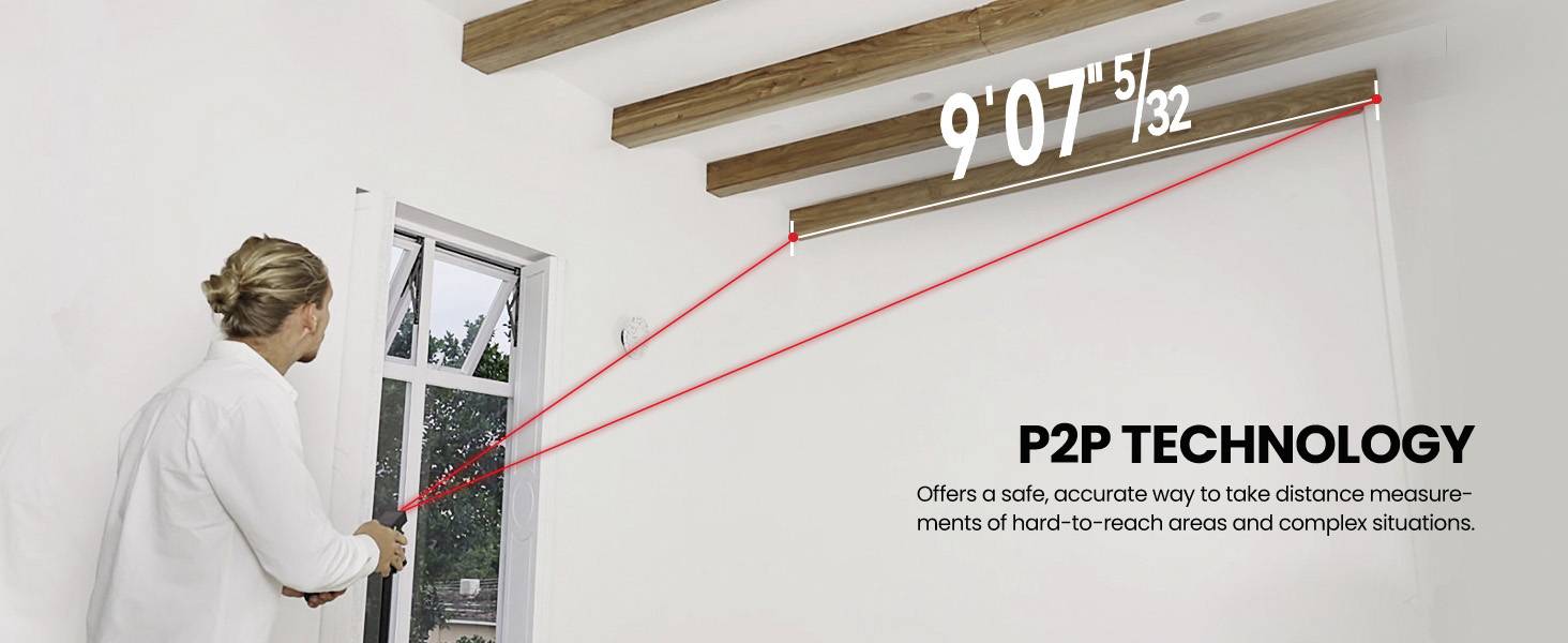 MILESEEY D9 PRO Laser-Entfernungsmesser 100m