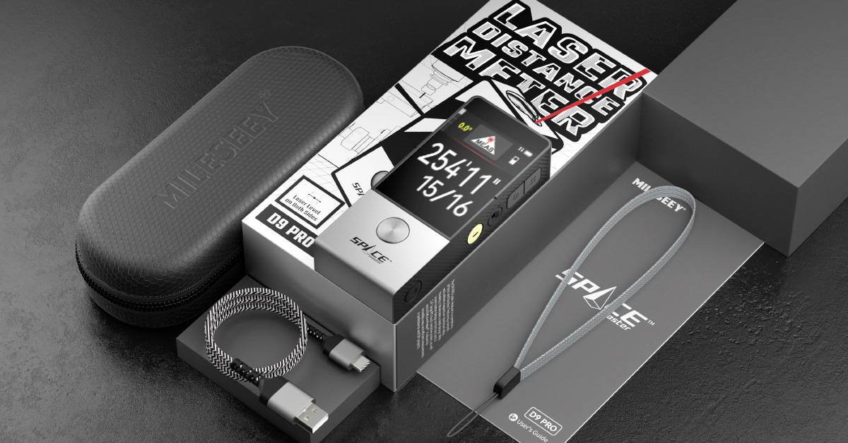 MILESEEY D9 PRO Laser-Entfernungsmesser 100m