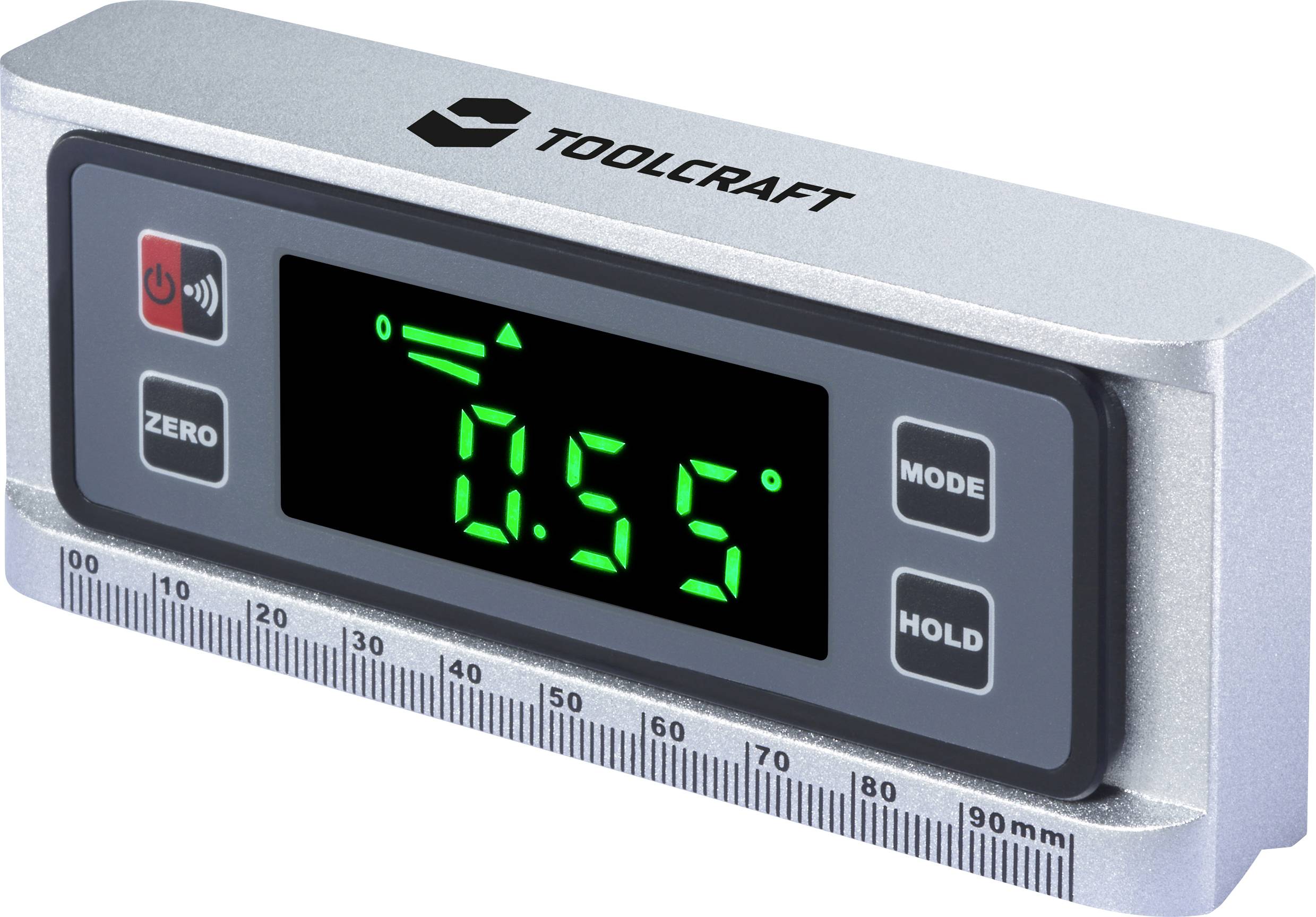 TOOLCRAFT TO-9616512 Digitaler Winkelmesser 360°
