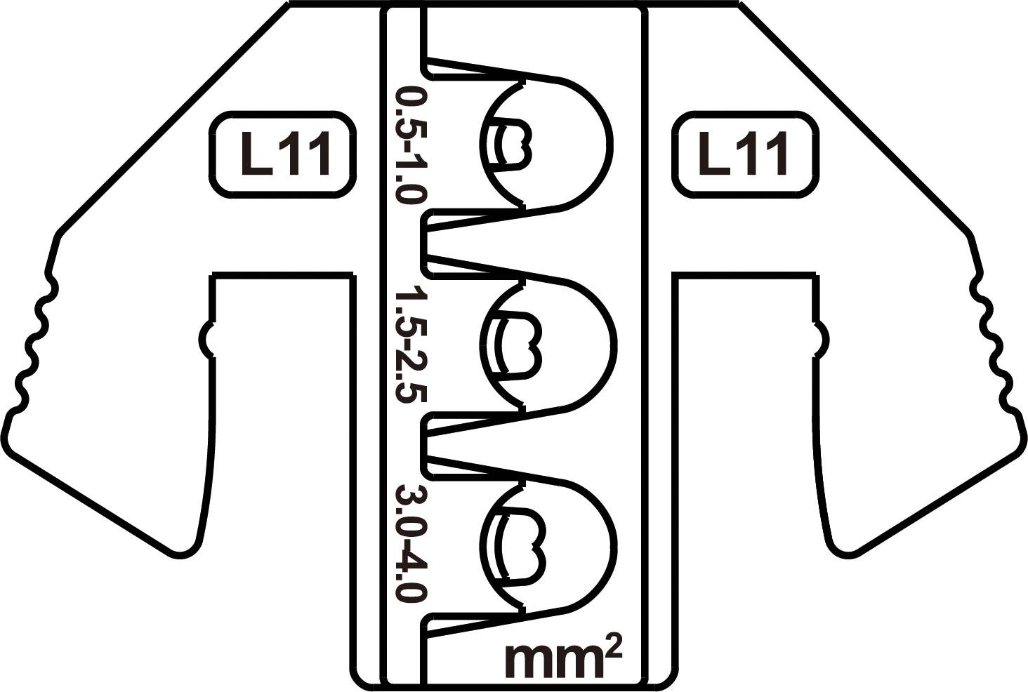 TOOLCRAFT TO-9616533 Crimpeinsatz SPT Buchsenkontakt (SWS) 0.5 bis 4mm² Passend für Marke (Zangen) TOOLCRAFT