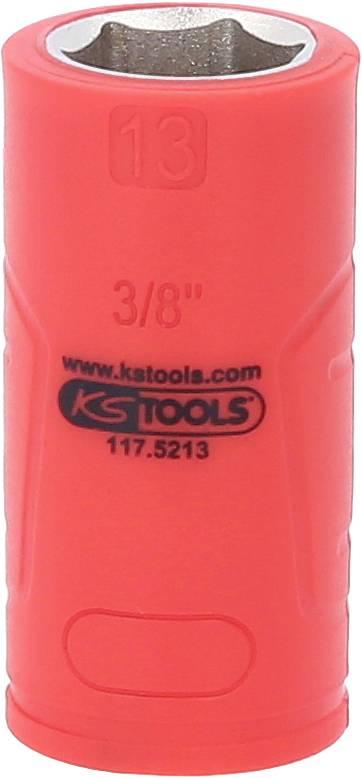 Rote Stecknuss von KS Tools mit 3/8