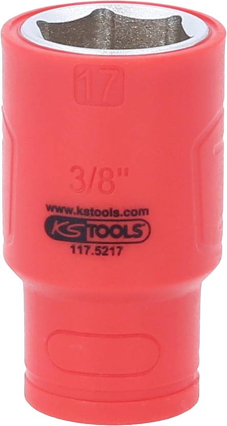 Roter Steckschlüssel mit der Größe '3/8