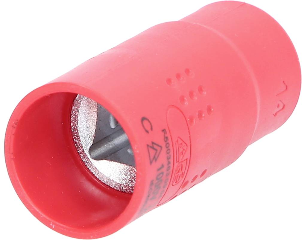 Roter Entgrater für Rohre mit Metallklinge, verwendet zum Entfernen scharfer Ränder und Grate von Rohrenden.