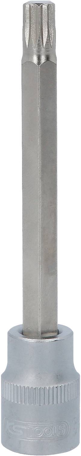 Ein langer, metallischer Torx-Schraubendreheraufsatz mit zylindrischem Griff, geeignet für Arbeiten an schwer zugänglichen Stellen.