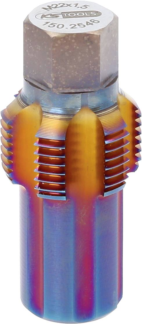 KS Tools 150.2546 Gewindenachschneider M22 x 1.5 Spezial-Werkzeugstahl 1St.