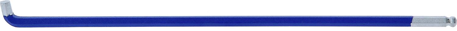 Blauer L-Haken, verwendet zum Öffnen oder Schließen von Fenstern oder Türen.