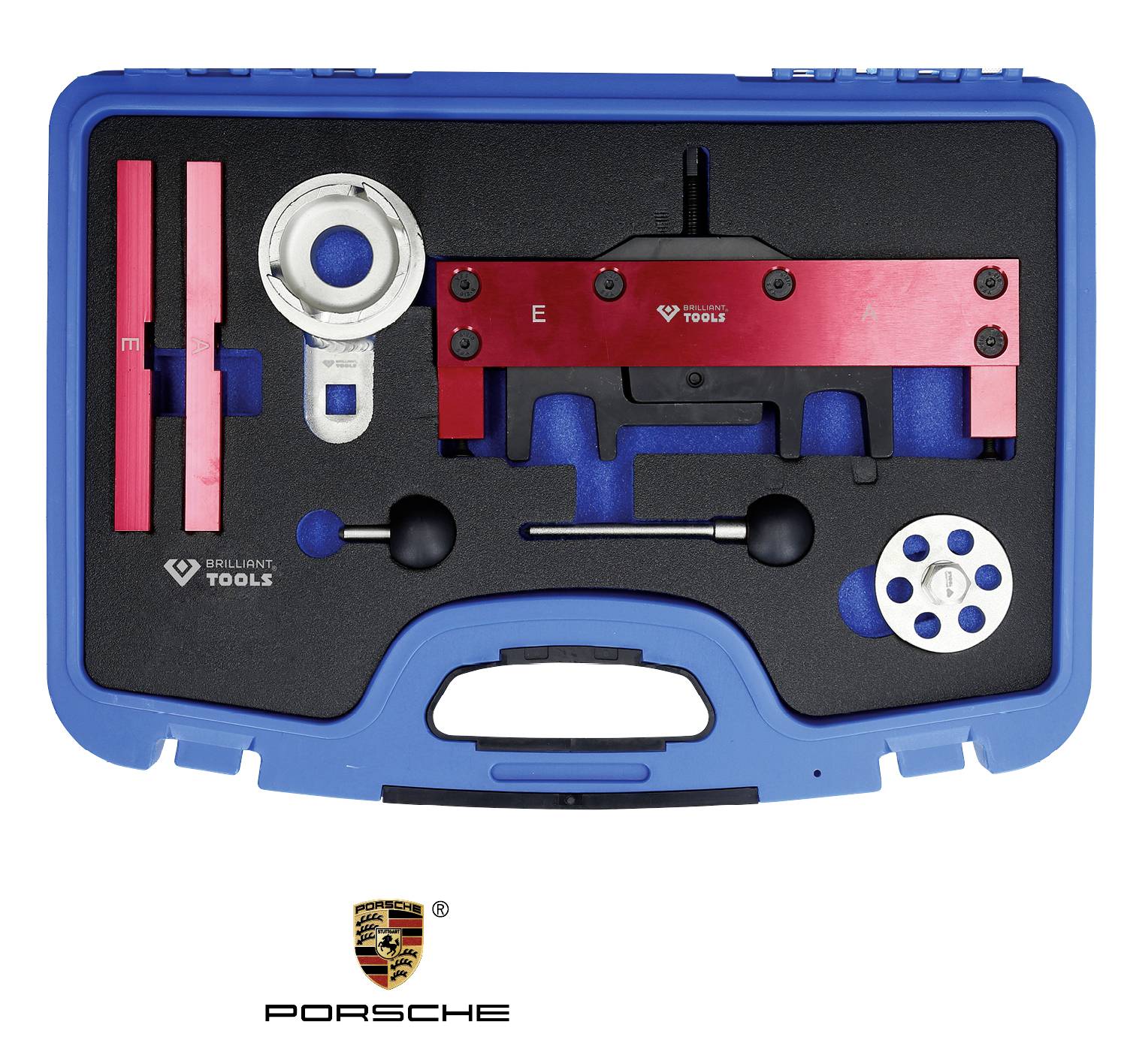 Brilliant Tools BT594420 Motor-Einstellwerkzeug-Satz für Porsche 911, Cayman, Boxster mit MA1 Motor