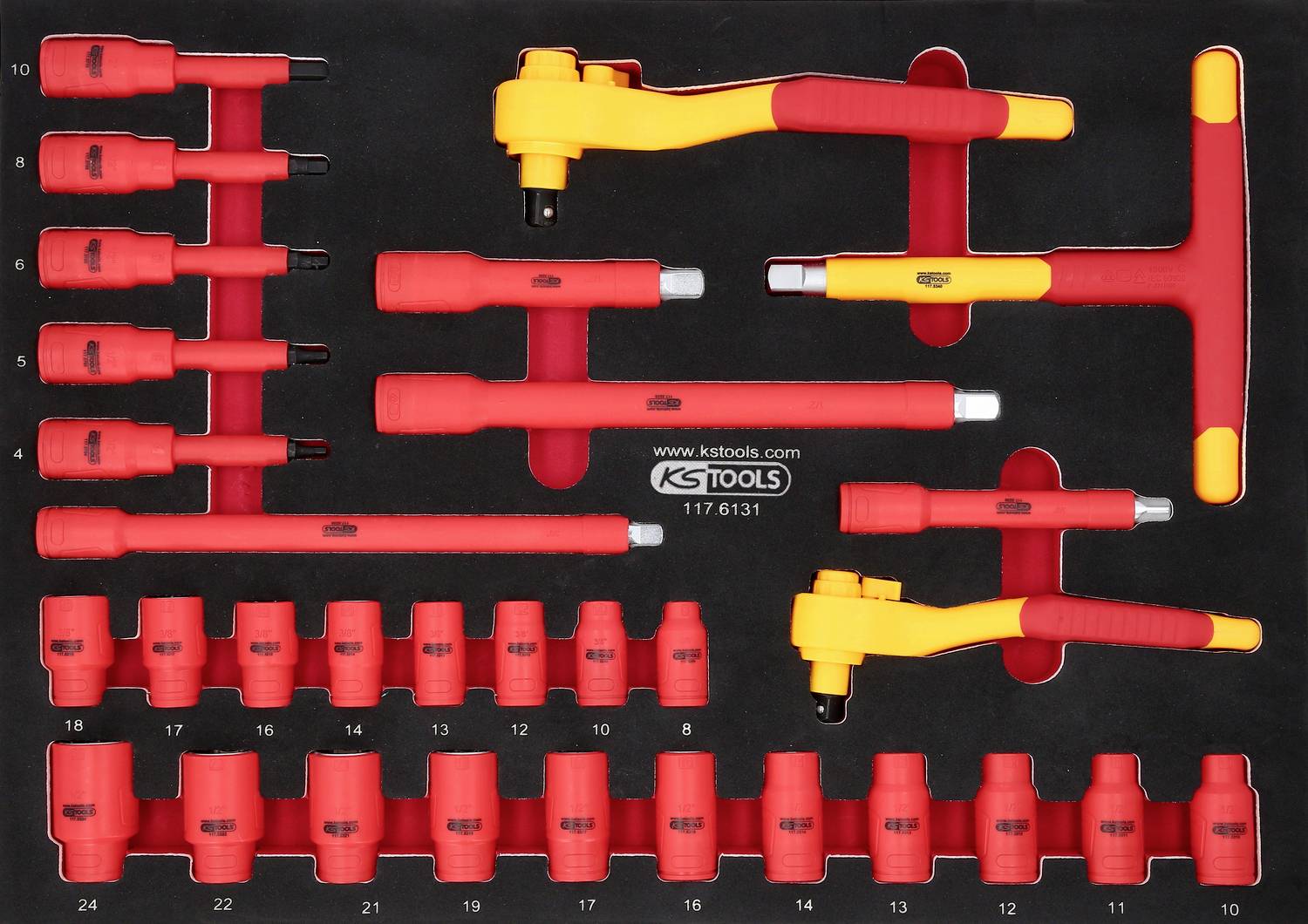 KS Tools 117.6131 Steckschlüsselsatz 117.6131